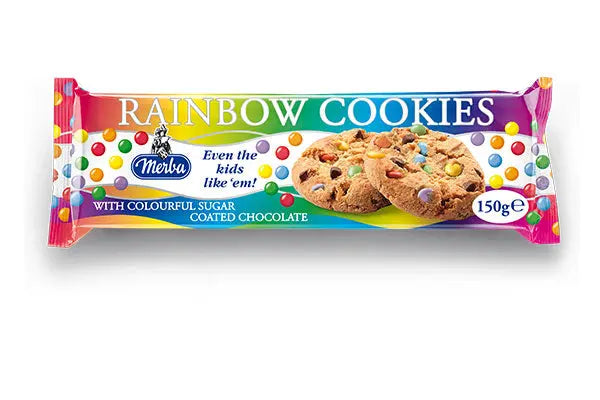 Merba Rainbow Cookies 150g Merba