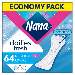 Nana Panty Liners Duo Normal Scented (64pcs) NANA