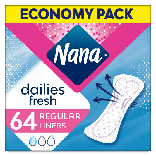 Nana Panty Liners Duo Normal (64pcs) NANA