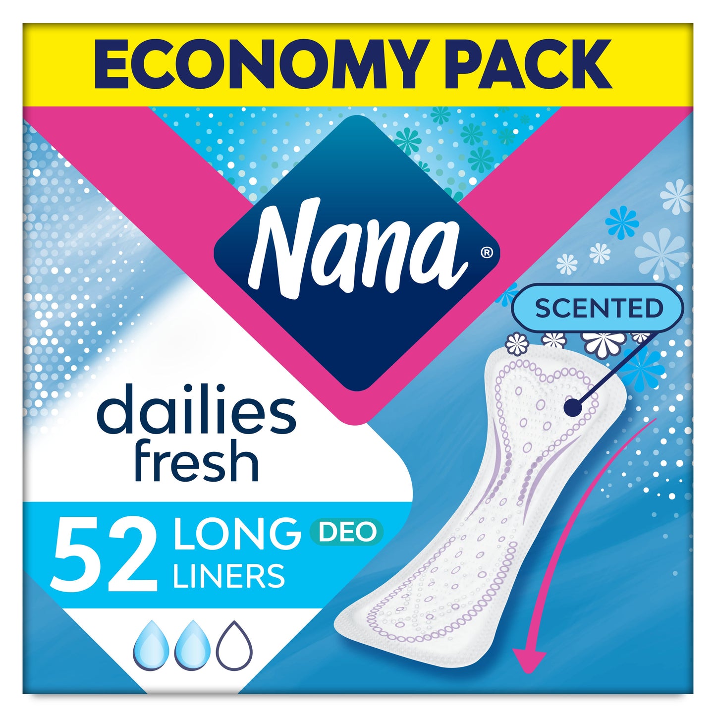 Nana Panty Liners Duo Super Scented (52pcs) NANA