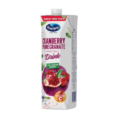 Ocean Spray Cranberry And Pomegranate No Sugar Juice Drink 1 L Ocean Spray