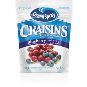 Ocean Spray Cranberry Blueberry Craisins 150gm Ocean Spray