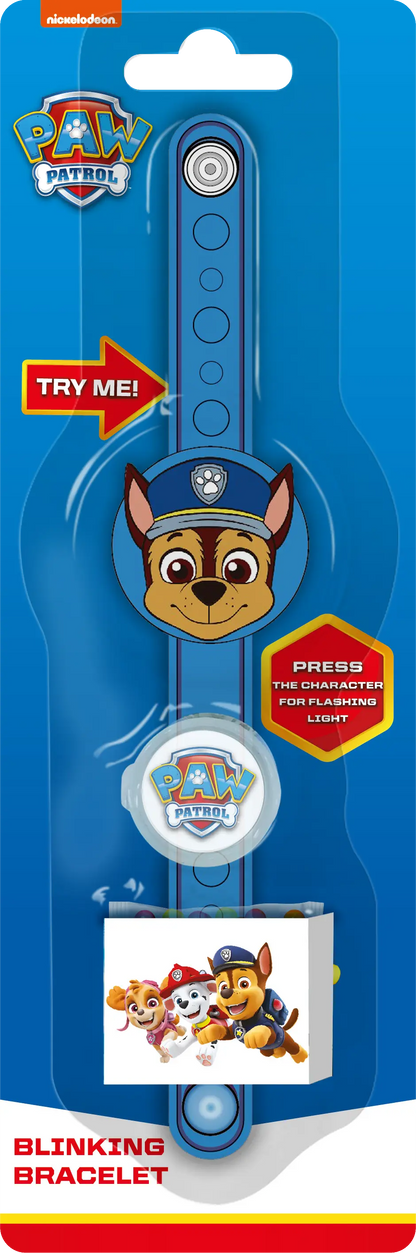 PAW PATROL Flashing Bracelet With Candy, Assorted Characters, 10gm(1pcs) BRACELET