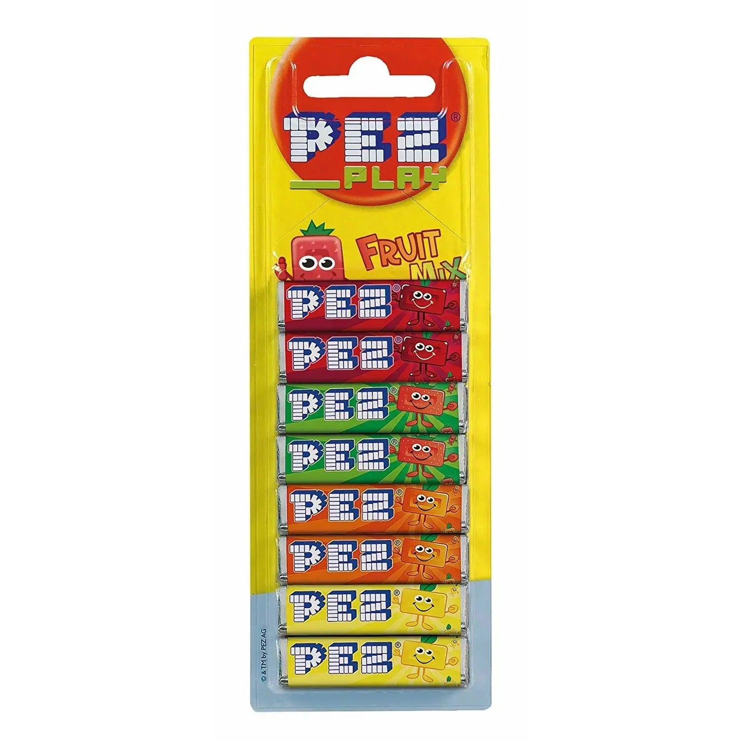 Pez Blister Fruit Play (Refill) (8 Packs) Pez