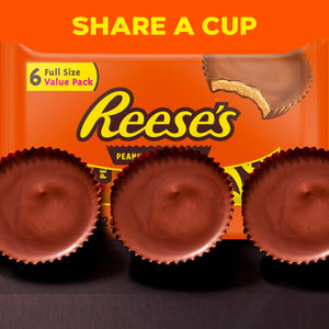 Reese's Chocolate Peanut Butter Cups 6 Pack 255 gr Reese's