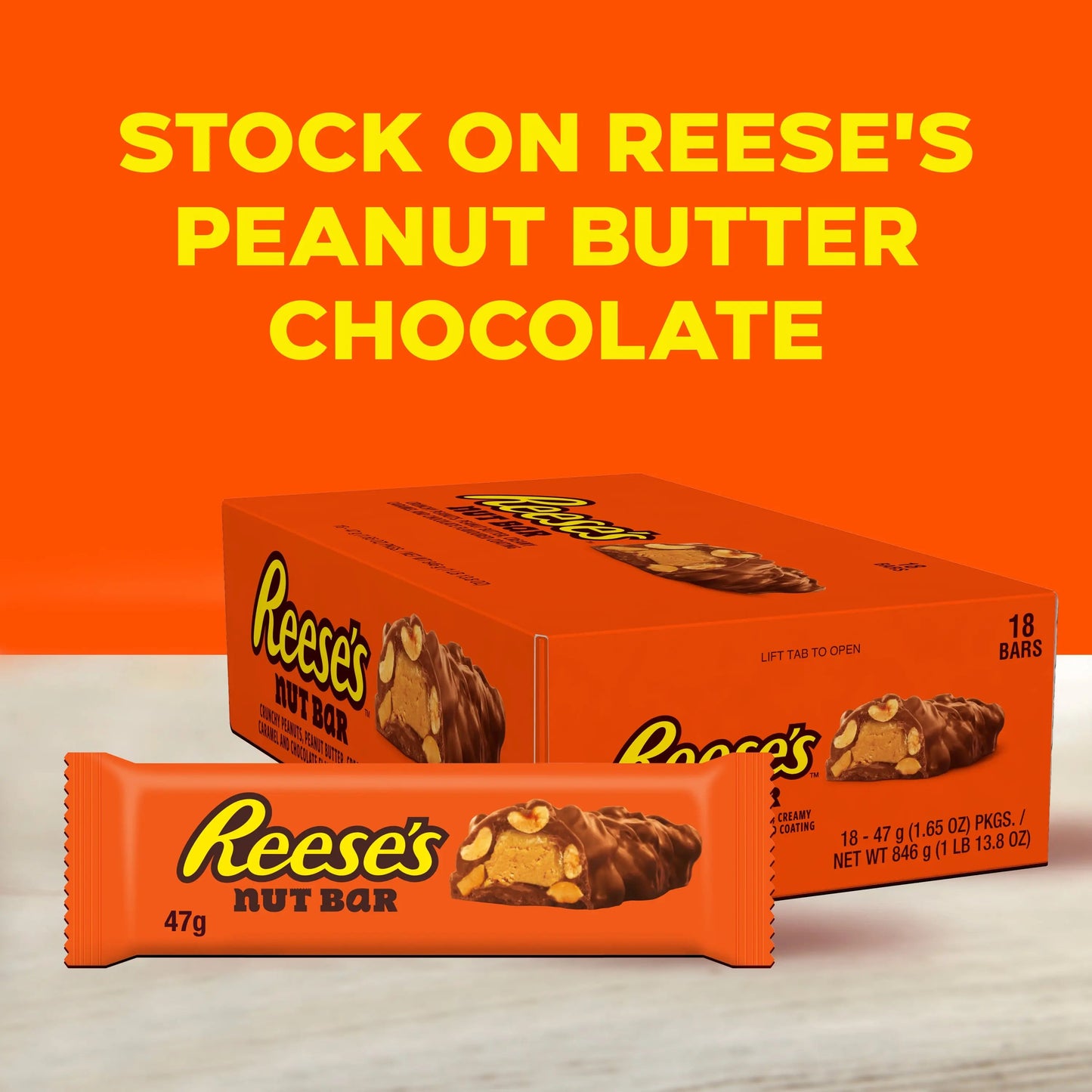 Reese's Peanut Butter & Chocolate Nut Bar 47 gr Reese's