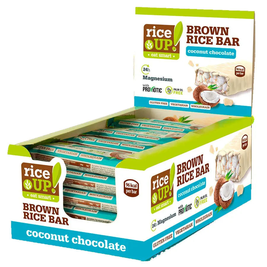 Coco Rice Bar Rice Up Chocolate Coconut Bar 20 x 18G – Click Cuisine