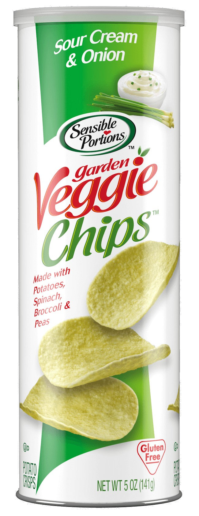 Sensible Portion Canister Chips Sour Cream & Onion 141gm Sensible Portions