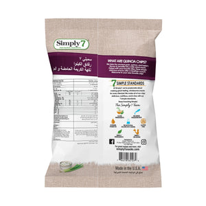 Simply7 Chips Quinoa Sour Cream Onion 79g Simply7