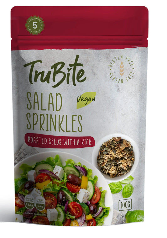 TruBite Salad Sprinkles Roasted Seeds With a Kick,Vegan,100gm TRUBITE