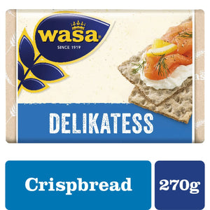 Wasa Delikatess Rye Crispbread Crackers 270g WASA