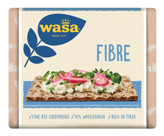 Wasa Fibre Rye Crispbread Crackers 230g WASA
