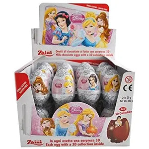 Zaini Princess Collection (24 Chocolate Eggs) Zaini