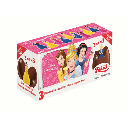 Zaini Princess Collection (Tripack Chocolate Eggs) Zaini